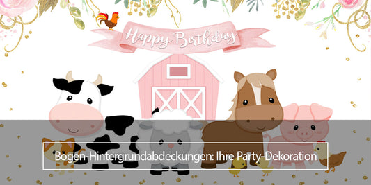 Bogen-Hintergrundabdeckungen: Ihre Party-Dekoration - Lofaris Deutschland