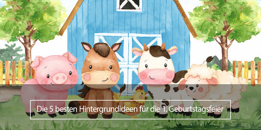 Die 5 besten Hintergrundideen für die 1. Geburtstagsfeier - Lofaris Deutschland