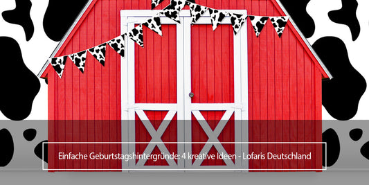 Einfache Geburtstagshintergründe: 4 kreative Ideen - Lofaris Deutschland