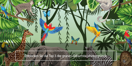 Entdecken Sie die Top 3 der grünen Geburtstagshintergründe - Lofaris Deutschland