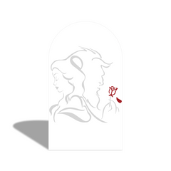 Beauty And The Beast Birthday Party Bogenwand Abdeckung Prinzessin Belle Schloss Tanz Deko