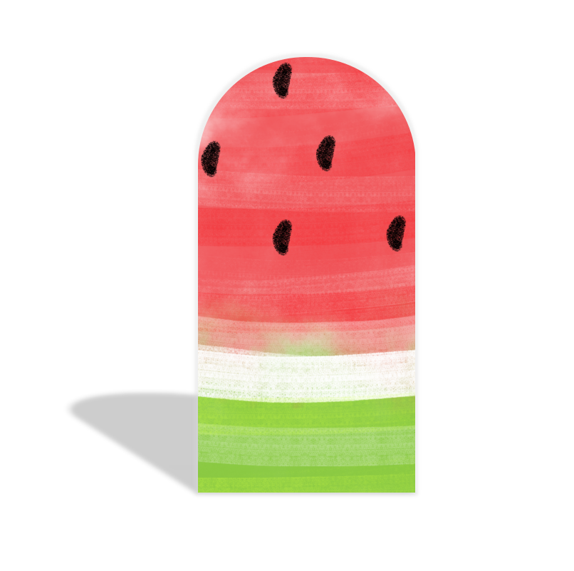 Watermelon Theme Happy Birthday Party Bogenhintergrund Abdeckung Wassermelone Sommer Picknick