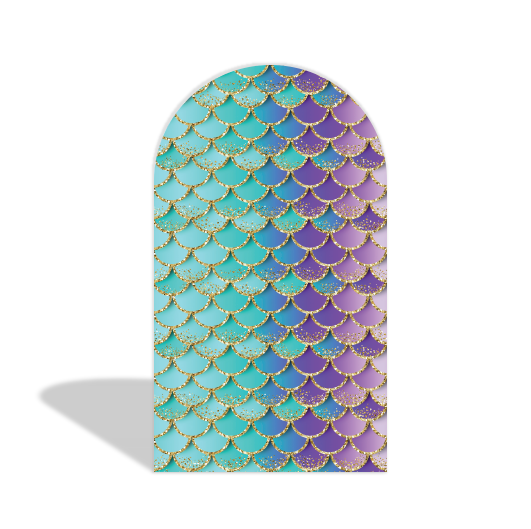 Mermaid Theme Happy Birthday Party Bogenwand Abdeckung Meerjungfrau Unterwasser Party Deko