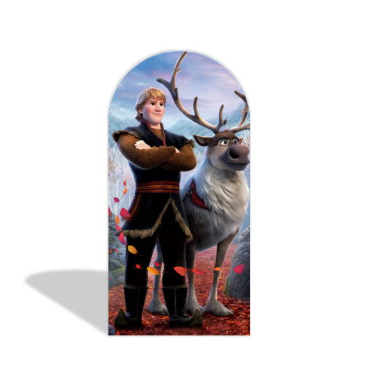Frozen Eiskönigin Winter Schloss Thema Bogenhintergrund Abdeckung Elsa Geburtstag Deko