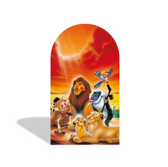 Lion King Birthday Baby Shower Party Bogenhintergrund Abdeckung Hakuna Matata Dschungel Deko