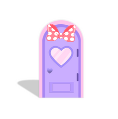 Pink Minnie Maus Thema Bogenhintergrund Abdeckung Rosa Schleife 1