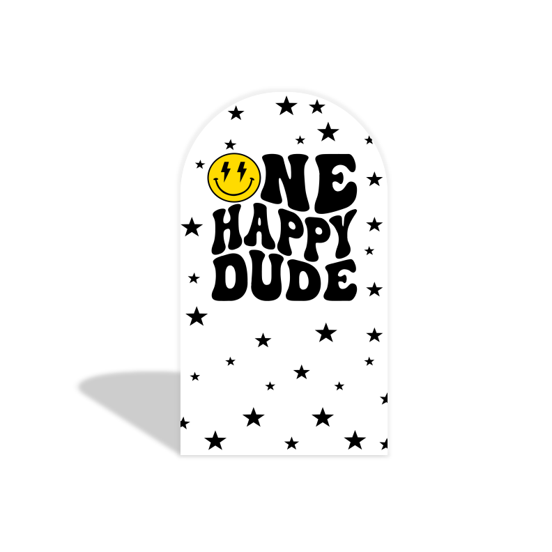 One Happy Dude Arch Birthday Party Bogenwand Abdeckung Coole Jungen