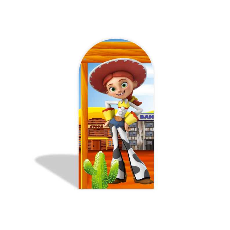 Toy Story Woody & Buzz Thema Chiara Bogenhintergrund Abdeckung Kindergeburtstag Party Deko