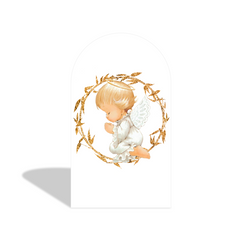 Baptism God Bless Christening Baby Shower Baptism Bogenwand Abdeckung Heilige Taufe Feier Deko