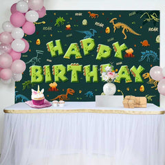 Lofaris Dinosaurier Dschungel Geburtstag Hintergrund Prähistorisches Abenteuer