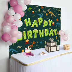 Lofaris Dinosaurier Dschungel Geburtstag Hintergrund Prähistorisches Abenteuer