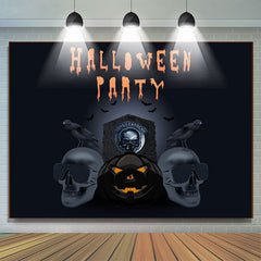 Schwarz Maske Söhne Von Anarchie Halloween Party Hintergrund