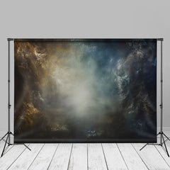 Alt Meister Blau Gelb Nebel Fotografie Hintergrund