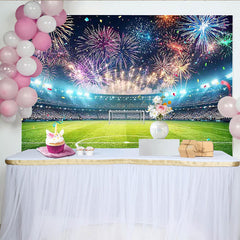 Lofaris Stadionhintergrund für festliche Sportevents und Feiern, dynamische Kulisse für Fotoshooting und Partydekoration