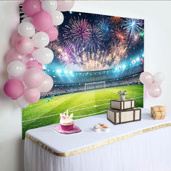 Lofaris Stadionhintergrund für festliche Sportevents und Feiern, dynamische Kulisse für Fotoshooting und Partydekoration