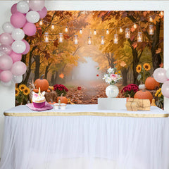 Lofaris Herbst-Fotohintergrund mit Kürbissen und Sonnenblumen, idyllische Kulisse für herbstliche Fotoshootings im Studio