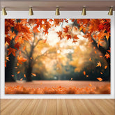 Lofaris Leuchtender Herbst-Fotohintergrund mit fallenden Ahornblättern, natürliche Kulisse für Fotostudio und Events