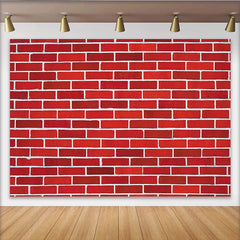 Lofaris Rustikaler roter Ziegelsteinwand Hintergrund für Fotografie, Vintage Fotowand für Porträts und professionelle Fotoshootings