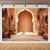 Lofaris Marokkanischer Bogen Fotohintergrund mit orientalischem Flair, elegante Kulisse für professionelle Fotoshootings