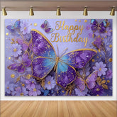 Lofaris Magischer Schmetterling Geburtstag Hintergrund Funkeln