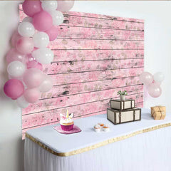 Lofaris Fotohintergrund Verblasstes Rosa Holz Blumen Aquarell Rosen