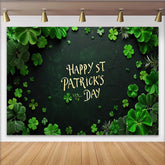 Lofaris St Patricks Day Hintergrund Happy St Patricks Day Text Dunkler Stein Deko