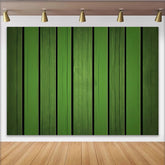 Lofaris St Patricks Day Hintergrund Rustikale Grüne Holzbretter Textur Party Deko