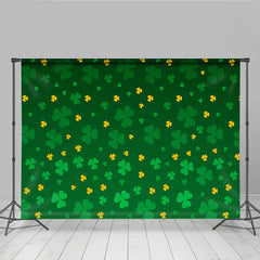 Lofaris St Patricks Day Hintergrund Nahtloses Grün Gelb Kleeblatt Muster Hintergrund