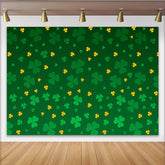 Lofaris St Patricks Day Hintergrund Nahtloses Grün Gelb Kleeblatt Muster Hintergrund