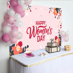 Lofaris Internationaler Frauentag Blumen Hintergrund Handgezeichnete Botanik