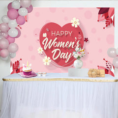 Lofaris Alles Gute zum Frauentag Herz und Blumen Hintergrund Romantisch