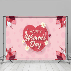 Lofaris Alles Gute zum Frauentag Herz und Blumen Hintergrund Romantisch