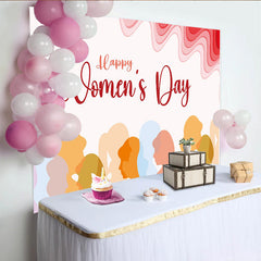 Lofaris Alles Gute zum Frauentag Diverse Silhouetten Hintergrund Modern Abstrakt