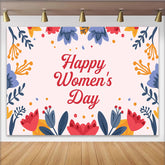 Lofaris Alles Gute zum Frauentag Bunter Blumenrahmen Hintergrund Feier Deko