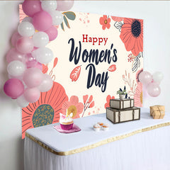Lofaris Vintage Blumen Frauentag Hintergrund Handgezeichnete Korallen Blumen
