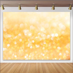 Lofaris Goldenes Bokeh Licht Hintergrund Gelbes Funkeln Festliche Fotografie