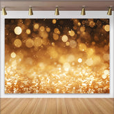 Lofaris Goldenes Licht Bokeh Hintergrund Warmes Festliches Funkeln Fotografie