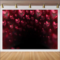 Lofaris Leuchtender Herzbogen Hintergrund Valentinstag Luxus Fotografie