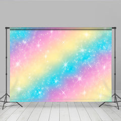 Lofaris Pastell Regenbogen Stern Hintergrund Magische Galaxie Geburtstag