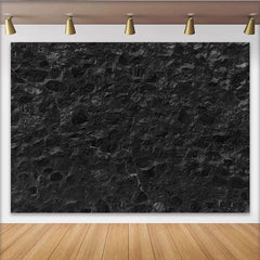 Lofaris Schwarze Steinwand Hintergrund Dunkle Texturierte Felsen Mauerwerk