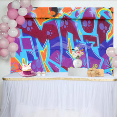 Lofaris Graffiti Wand Hintergrund Bunte Street Art Hip Hop Fotografie