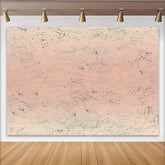 Pfirsich Pink Zerkratzte Textur Hintergrund Abstrakte Vintage Wand Porträt