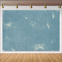 Taubenblau Zerkratzte Textur Hintergrund Abstrakte Gemalte Wand Porträt Studio