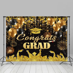 Gölgen Student Luftballons Bokeh Abschluss Hintergrund