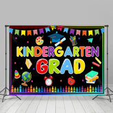 Bunt Wachsmalstift Studie Sachen Stern Abschluss Hintergrund