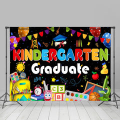 Bunt Studie Sachen Bänder Abschluss Hintergrund