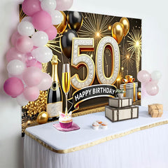 Lofaris Bohemian Pink Gold Ballonbogen Geburtstag Hintergrund Altrosa Pampasgras