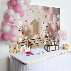 Lofaris Marineblau Gold Ballonbogen Geburtstag Hintergrund Weiß Grün Blatt Deko