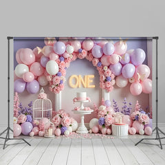 Lofaris Bunter Ballonbogen Geburtstag Hintergrund Primärfarben Fotografie Kinder Party