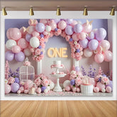 Lofaris Bunter Ballonbogen Geburtstag Hintergrund Primärfarben Fotografie Kinder Party